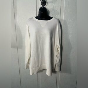 Daily Ritual Women’s White Sweater Size 3X EUC